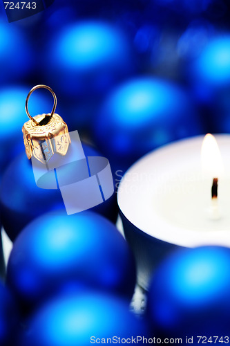 Image of blue decoration