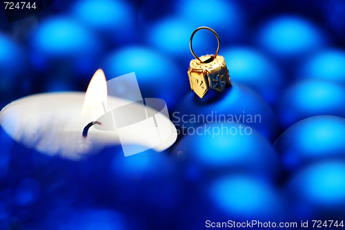 Image of blue decoration