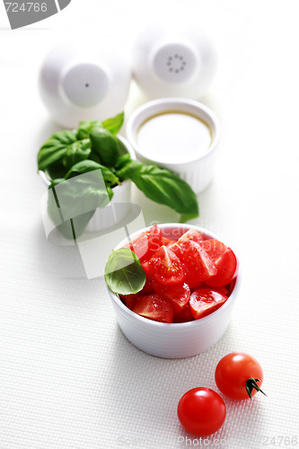 Image of cherry tomato salad