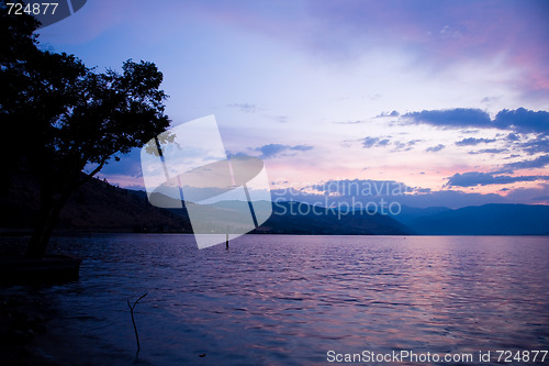 Image of Sunset at Lake Chelan