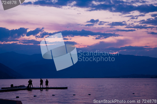 Image of Sunset at Lake Chelan