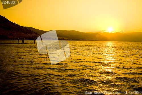 Image of Sunset at Lake Chelan