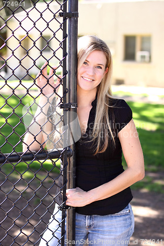 Image of Leaning on the Gate