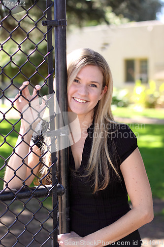 Image of Woman with Pretty Smile