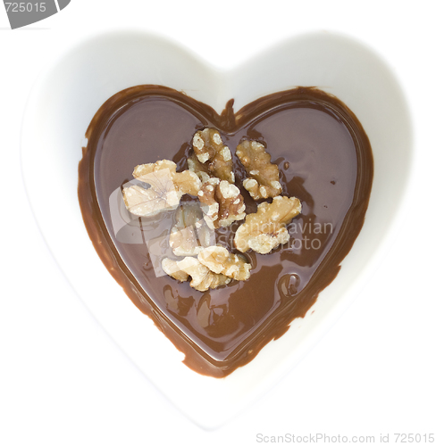 Image of I heart chocolate and walnuts