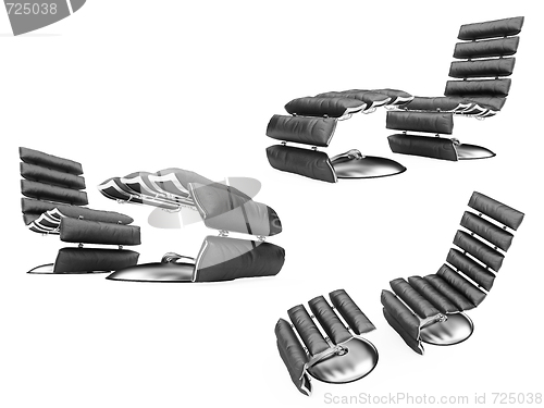 Image of Collection of isolated sofas