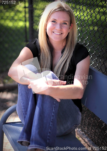 Image of Shaded Bench