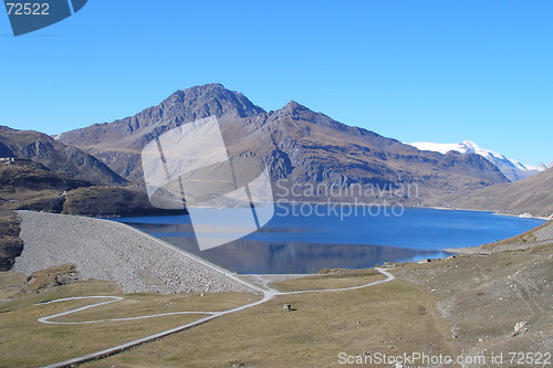 Image of mount cenis lake