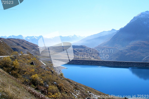 Image of mount cenis lake