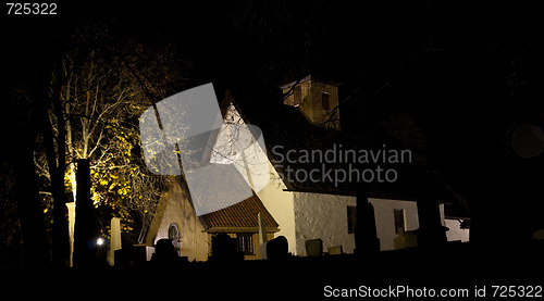 Image of Church and cemetery