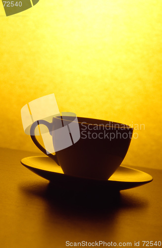 Image of coffee cup silhouette