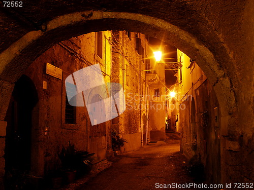 Image of medieval italian village