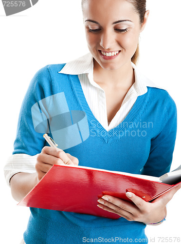 Image of Beautiful female student