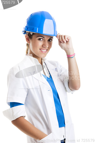 Image of Female technician