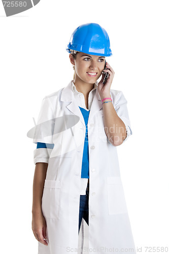 Image of Female technician