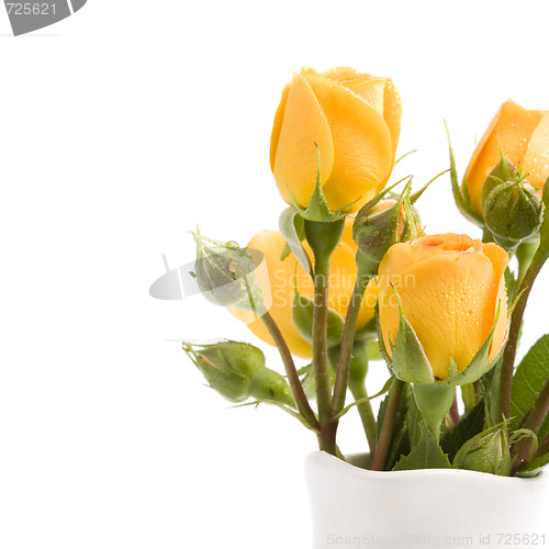 Image of yellow flowers bouquet