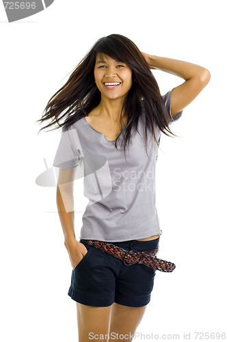 Image of beautiful, young asian 