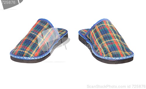 Image of Checked slippers