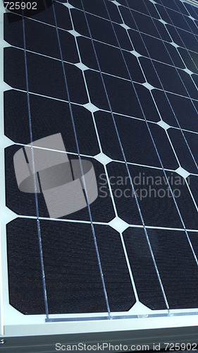 Image of Electric photovoltaic solar panels cells