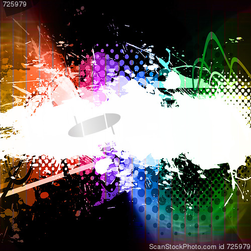 Image of Rainbow Splatter Layout