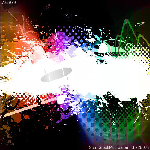 Image of Rainbow Splatter Layout
