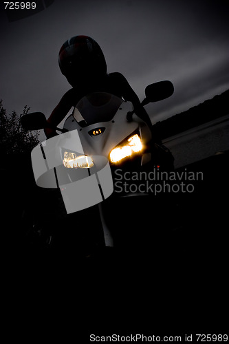 Image of Motorcycle Girl
