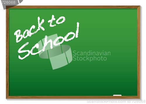 Image of chalkboard back to school