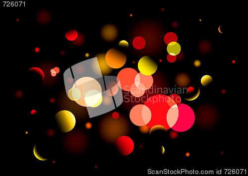 Image of blur bright light