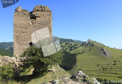 Image of Coltesti fortress-detail