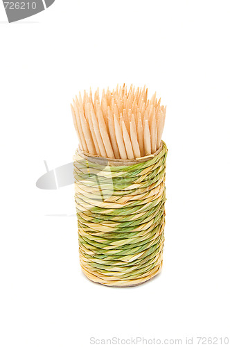 Image of Organic toothpick dispenser