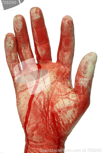 Image of Bloody hand