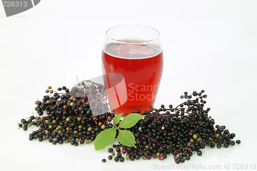 Image of American elderberry lemonade