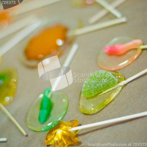 Image of candy lollipops
