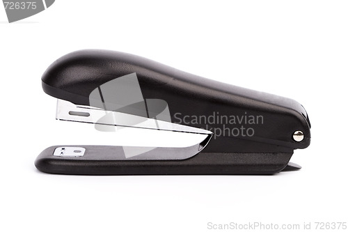 Image of black office strip stapler