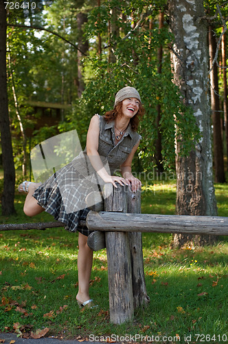Image of Happy women in cap