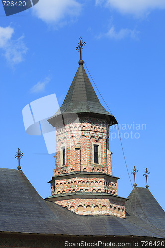 Image of Tower of Neamt Monastery,Moldavia,Romania