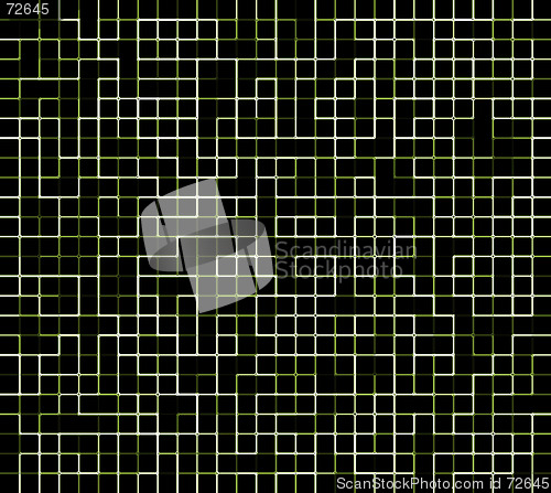 Image of Pixelated burst of light through a cross