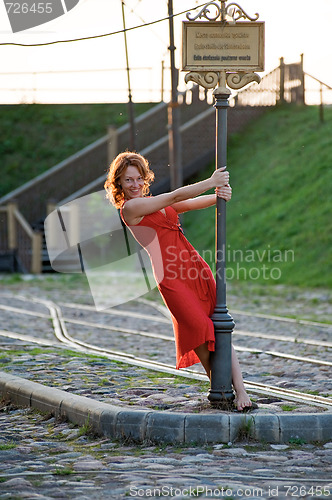 Image of Women on the tram stop