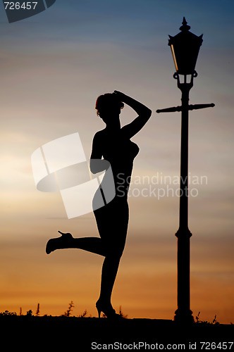 Image of Dance at sunset