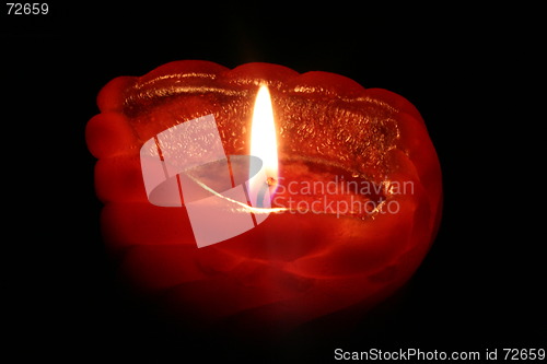 Image of Red candle