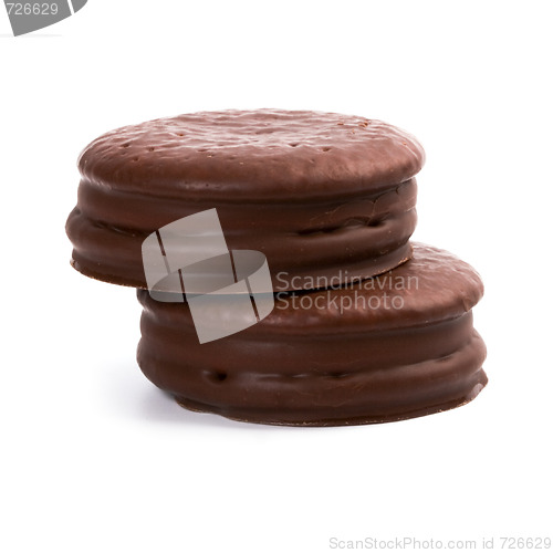 Image of two chocolate cookies