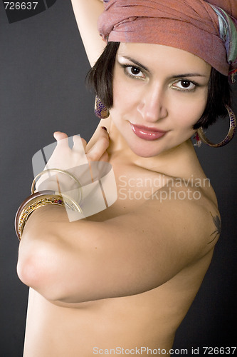 Image of attractive asian woman