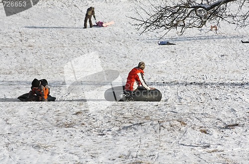 Image of Children in Winter