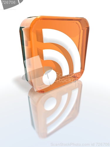 Image of orange RSS sign