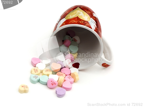 Image of valentines candy and mug