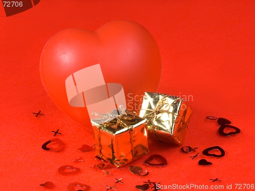 Image of gift bag heart