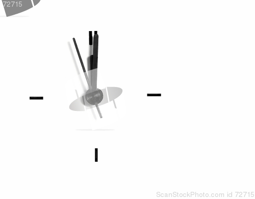 Image of isolated clock