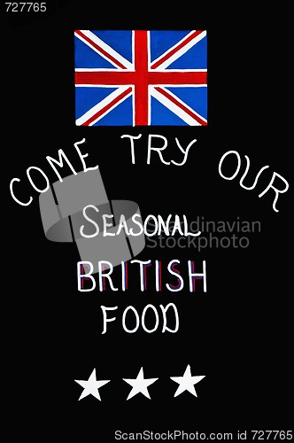 Image of British seasonal food.