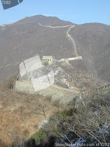 Image of Chinese wall to the north