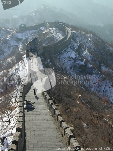 Image of Chinese wall to the west